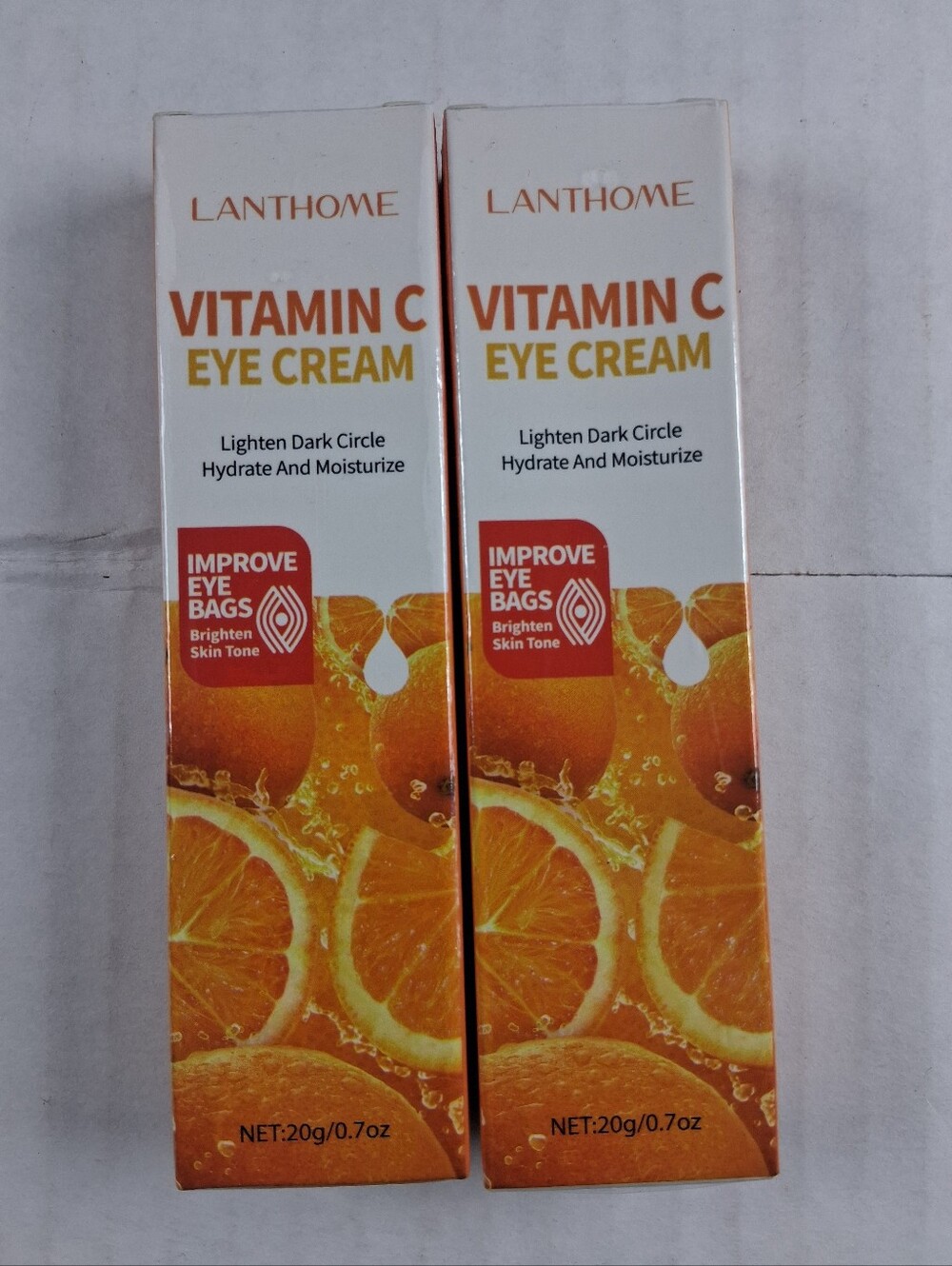 2 Lanthome Vitamin C Under-Eye Cream (20g / 0.7oz) Brightening & Hydrating